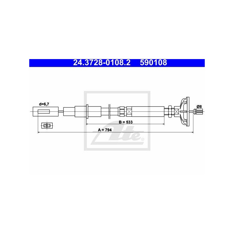 CABLE D EMBRAYAGE
