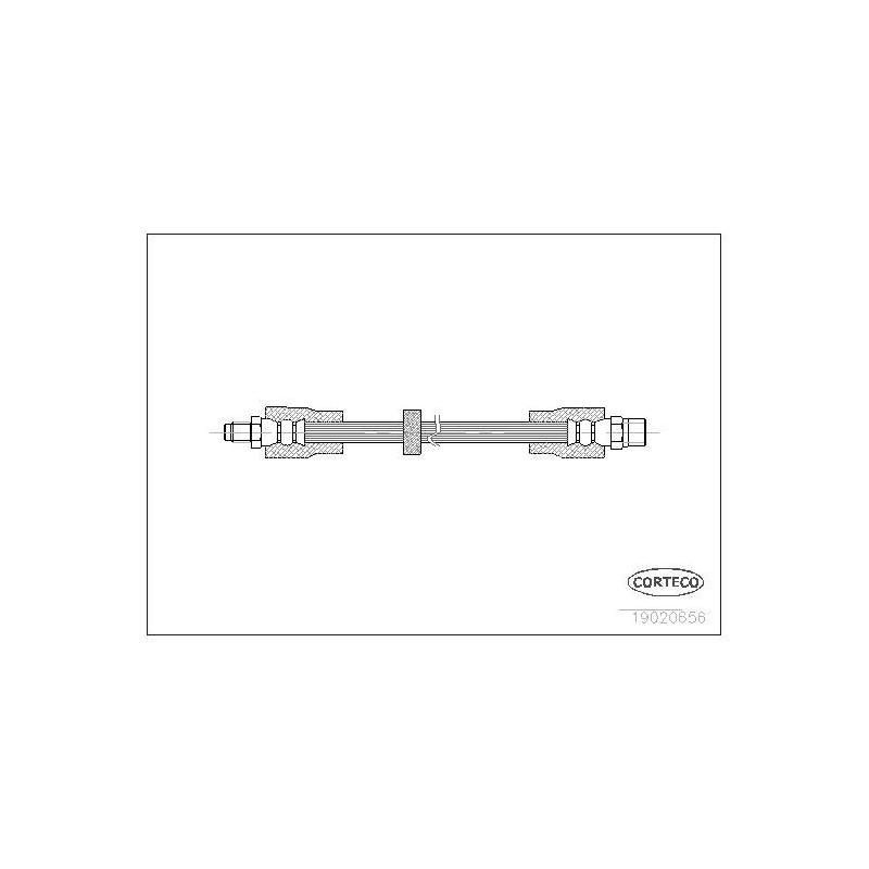FLEXIBLE DE FREIN AUDI 100. A6.