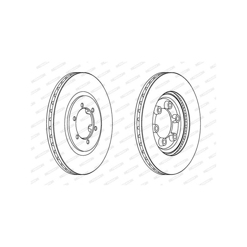 DISQUES DE FREIN VL (2P.) - DDF1605