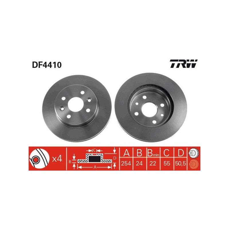 PAIRE DE DISQUES