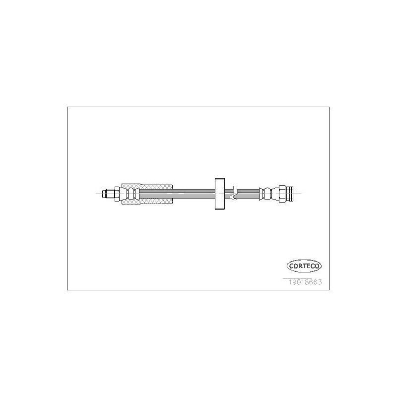 FLEXIBLE DE FREIN PEUGEOT 309