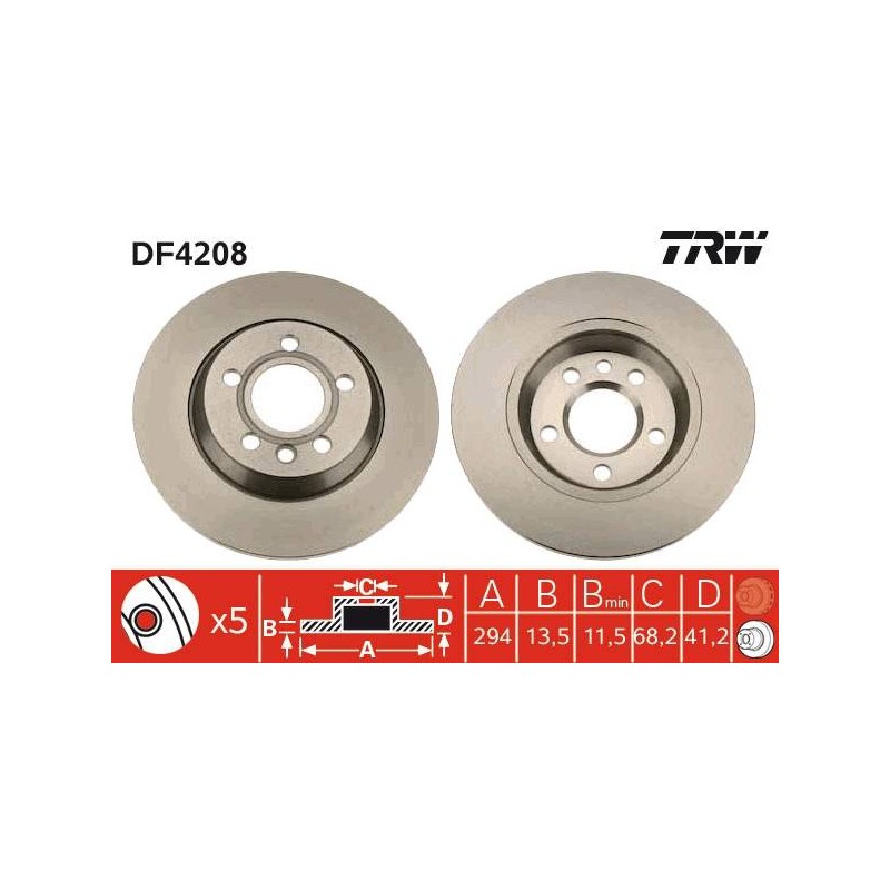PAIRE DE DISQUES