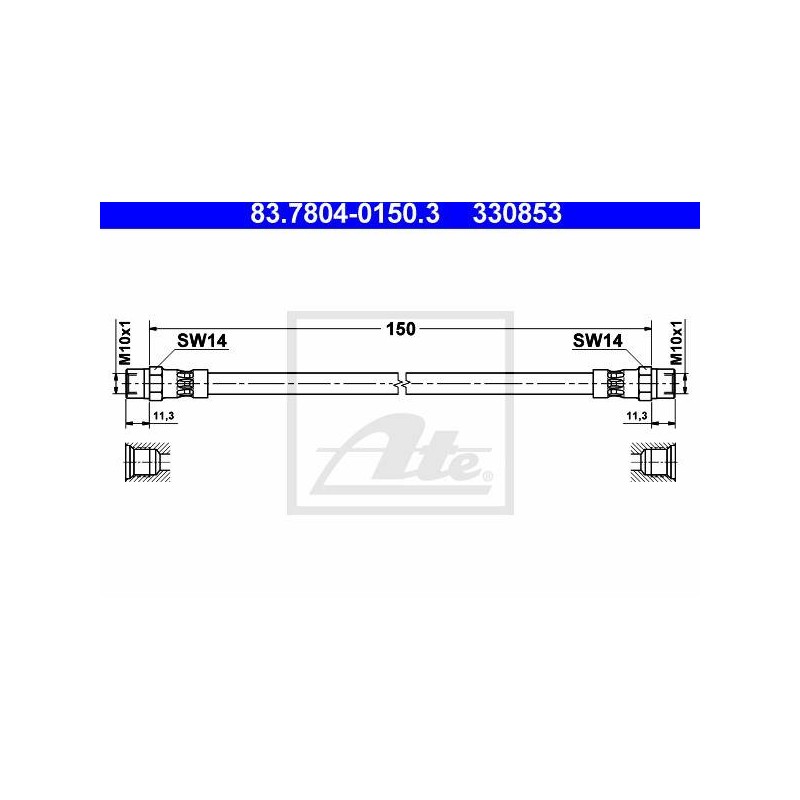 FLEXIBLE DE FREIN / EMBRAYAGE