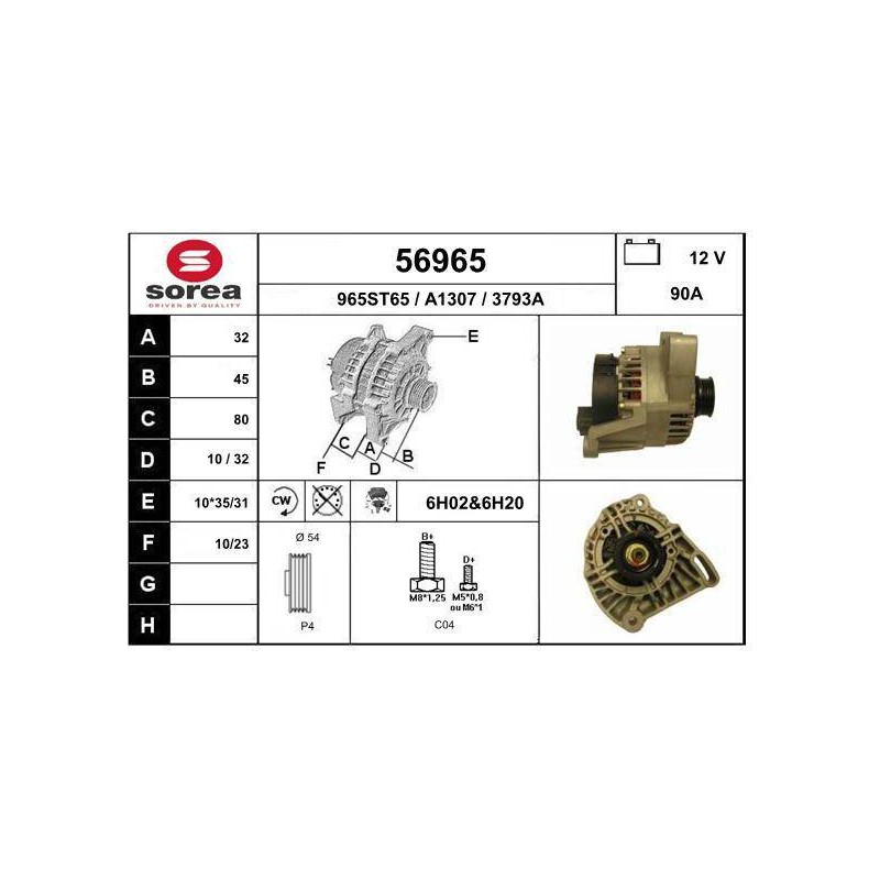 ALTERNATEUR VL / PUNTO 1.2
