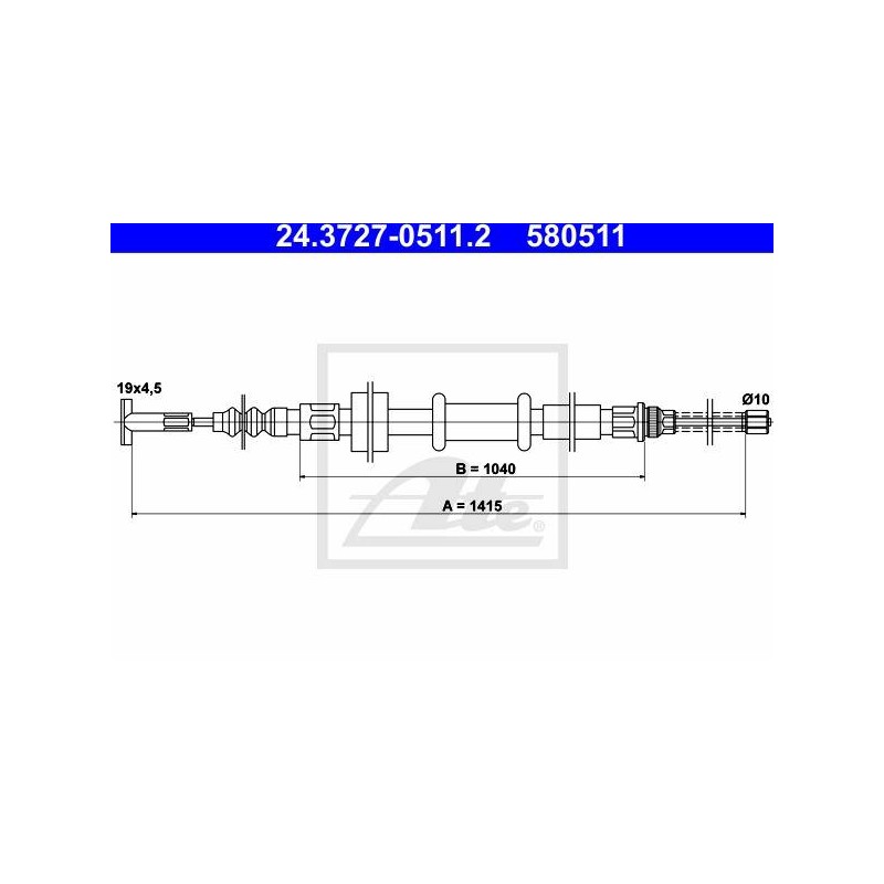 CABLE DE FREIN A MAIN