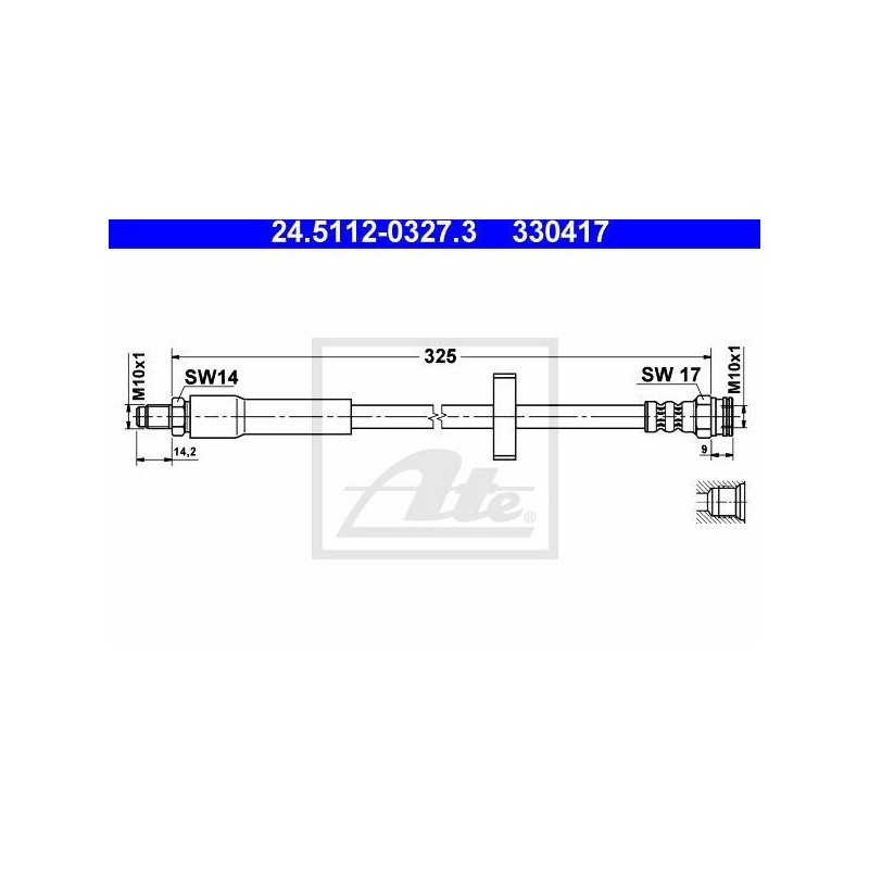 FLEXIBLE DE FREIN / EMBRAYAGE