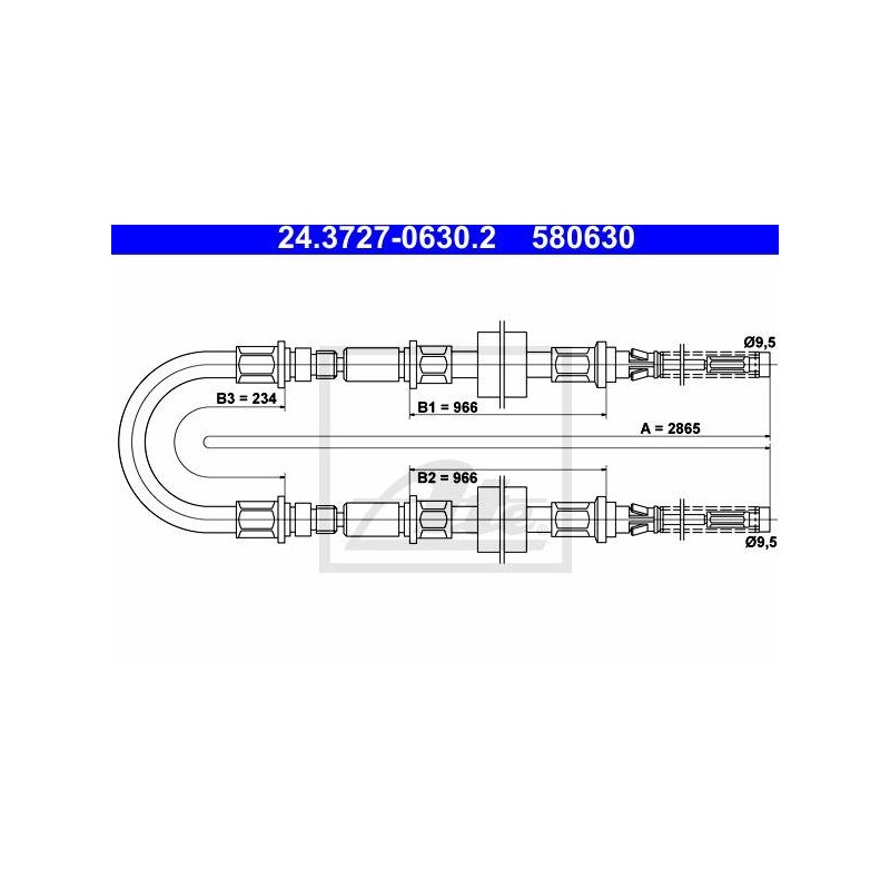 CABLE DE FREIN A MAIN