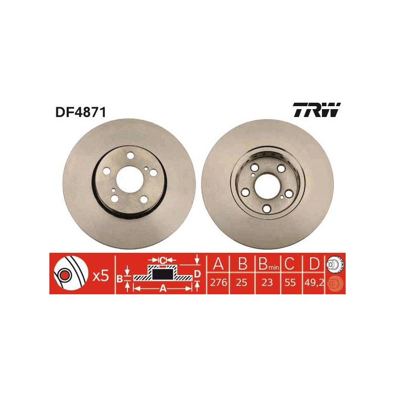 PAIRE DE DISQUES