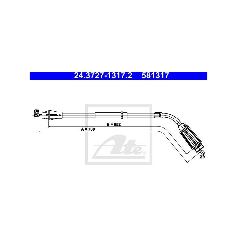CABLE DE FREIN A MAIN