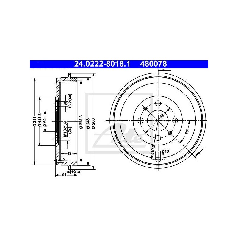 TAMBOUR PRIX UNITAIRE