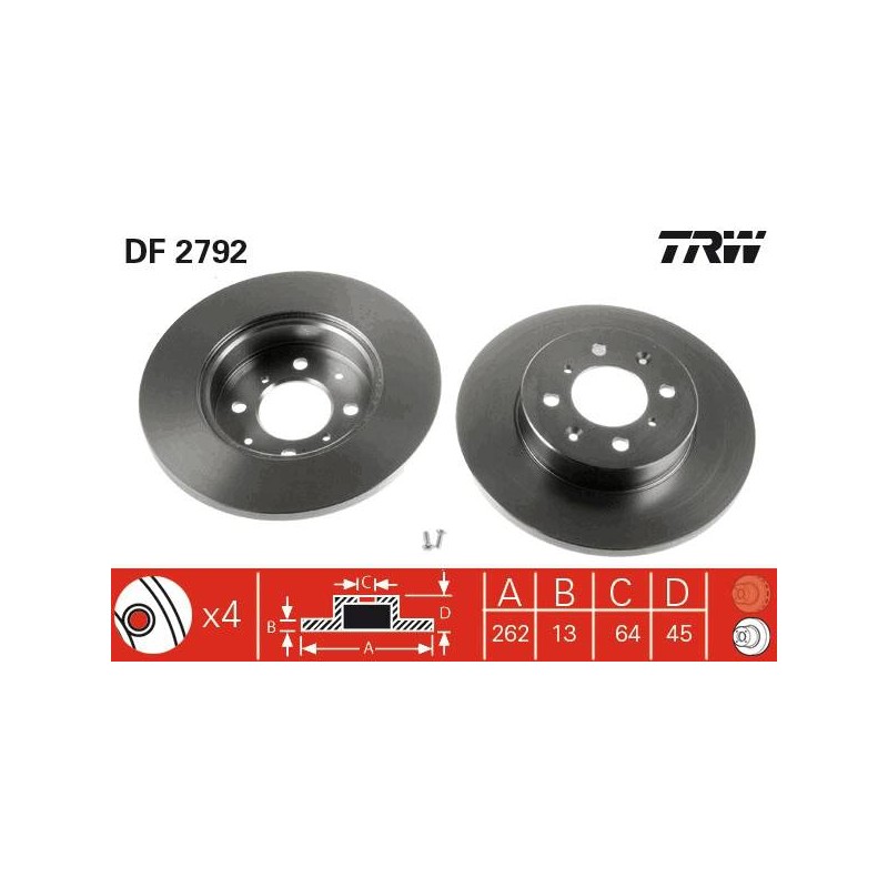 PAIRE DE DISQUES