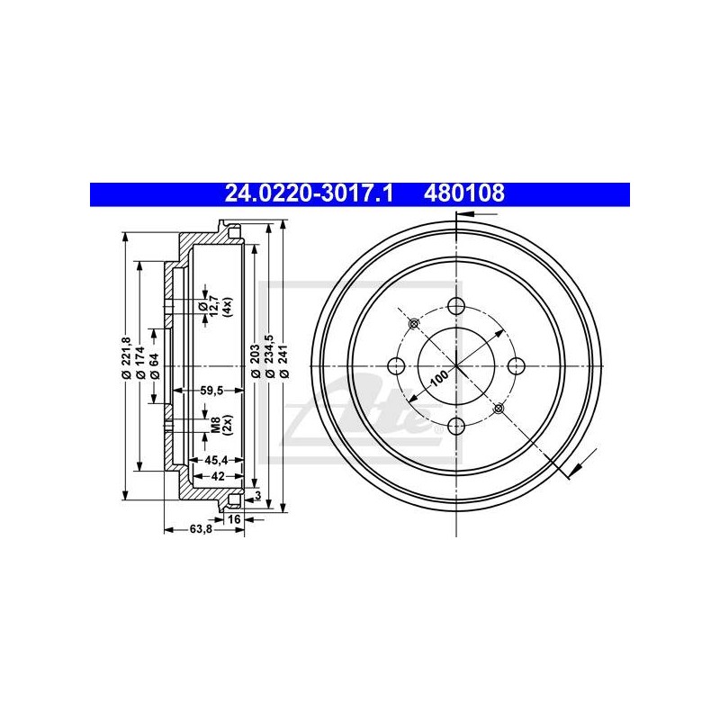 TAMBOUR PRIX UNITAIRE