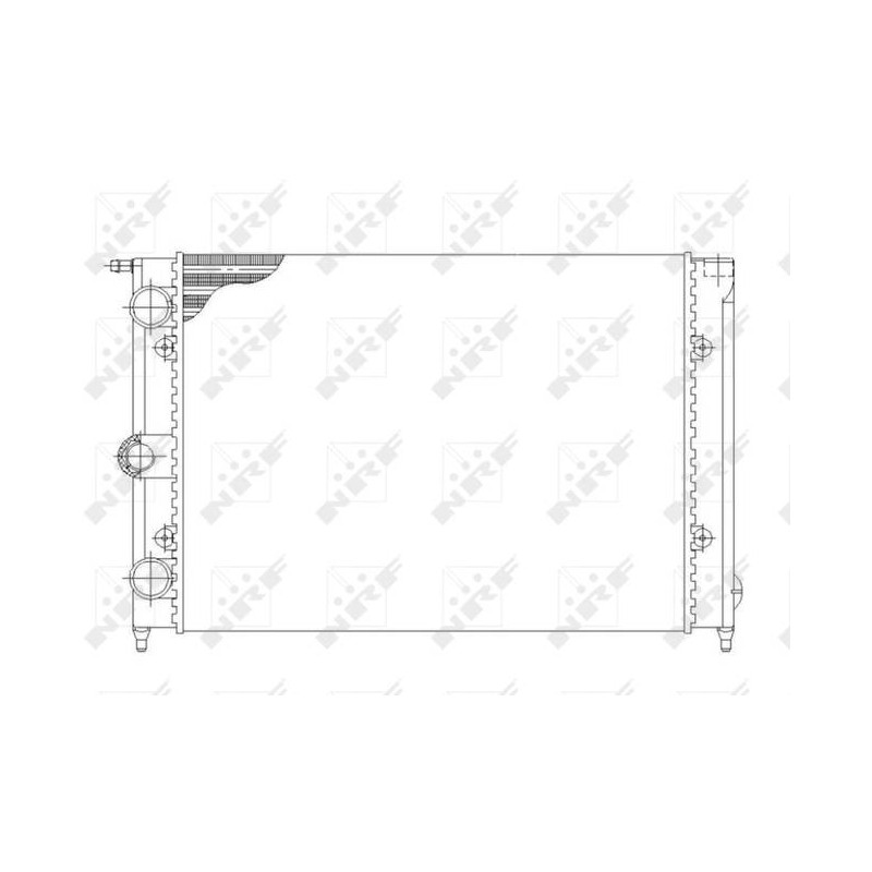 RAD VW GOLF 1.3 84- RADIATORS ALU M