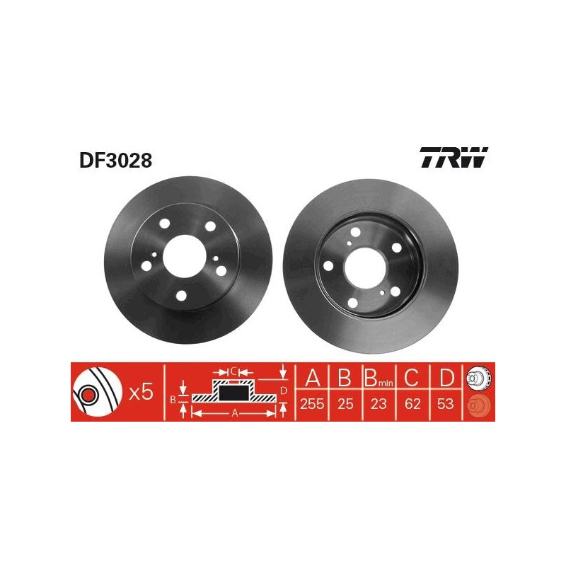 PAIRE DE DISQUES