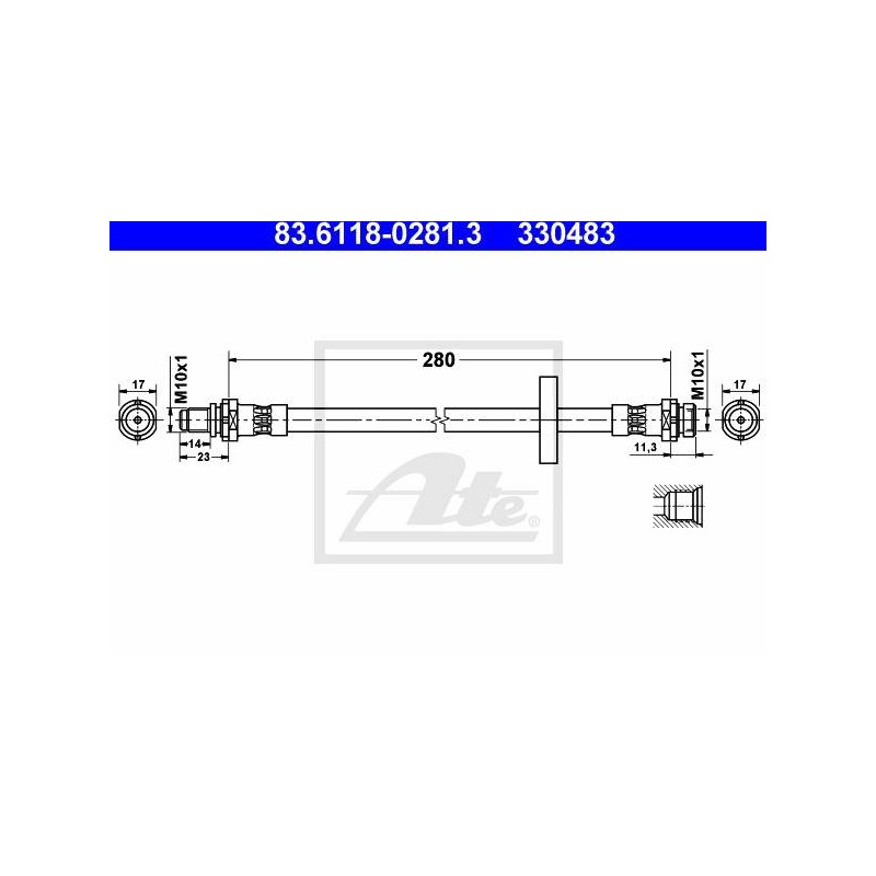 FLEXIBLE DE FREIN / EMBRAYAGE