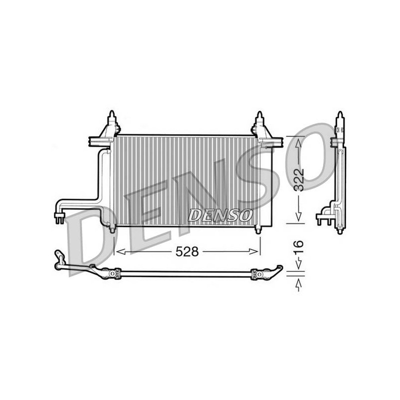 CONDENSEUR FIAT STILO