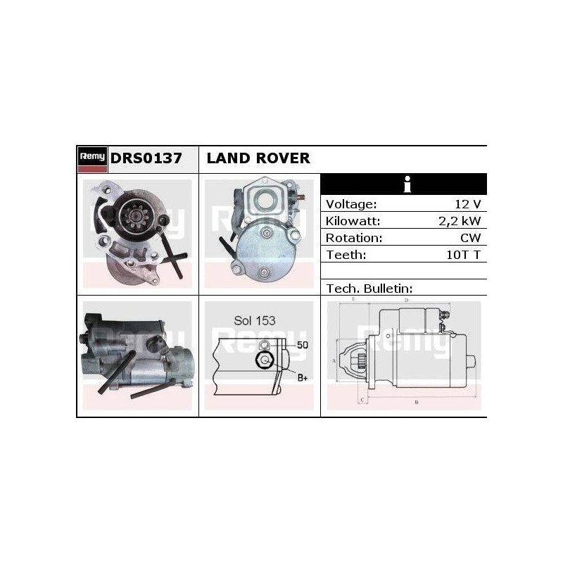 DEMARREUR - REMY REMANUFACTURED - L
