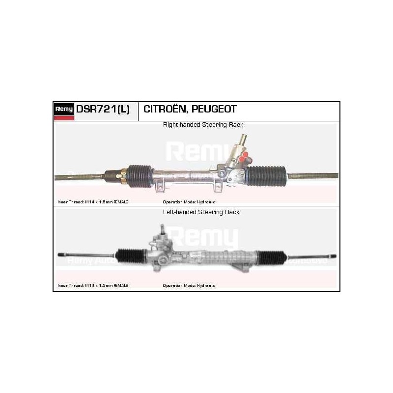 CREMAILLERE REMAN CITROEN.PEUGEOT
