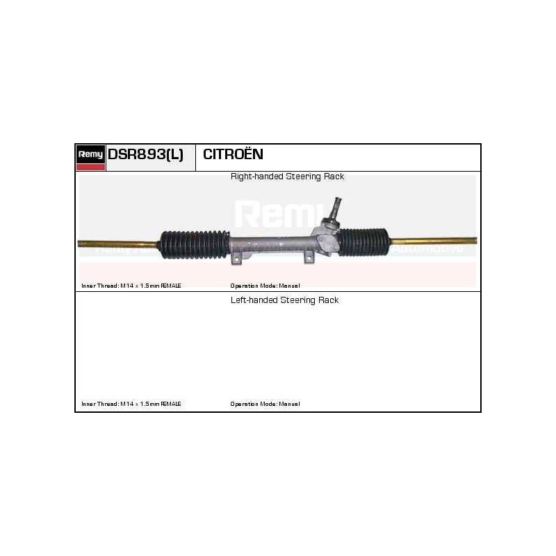 CREMAILLERE REMAN CITROEN