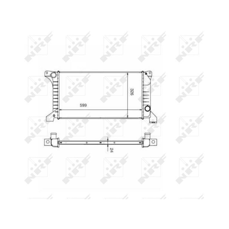 RAD FORD TRANSIT 2.5D 86- RADIATORS