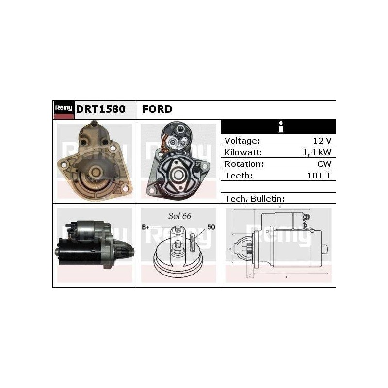 DEMARREUR - REMY REMANUFACTURED - F