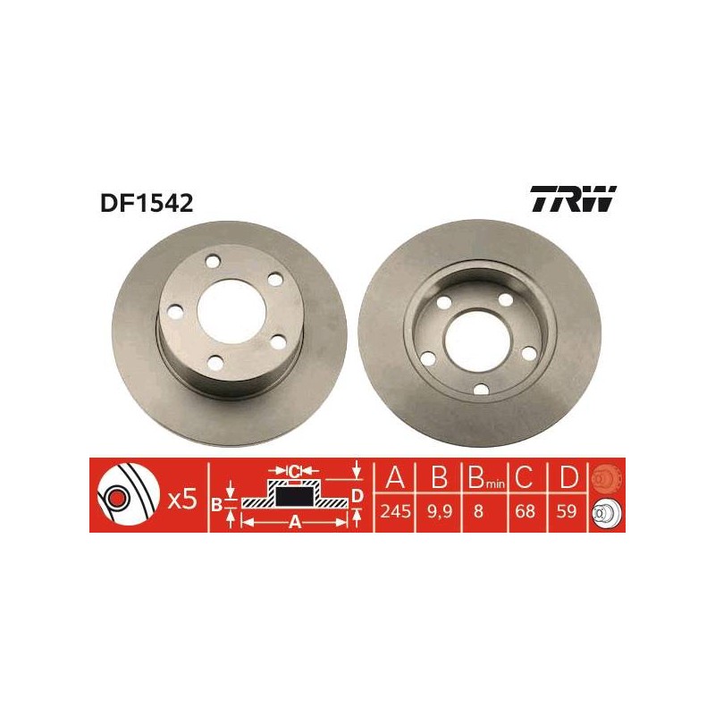 PAIRE DE DISQUES