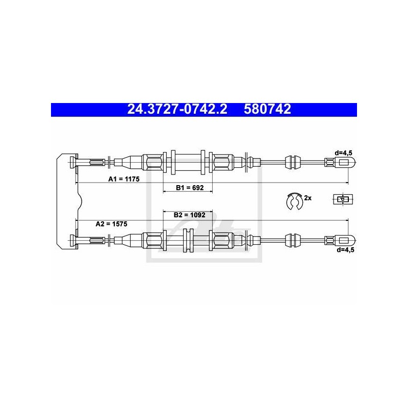 CABLE DE FREIN A MAIN