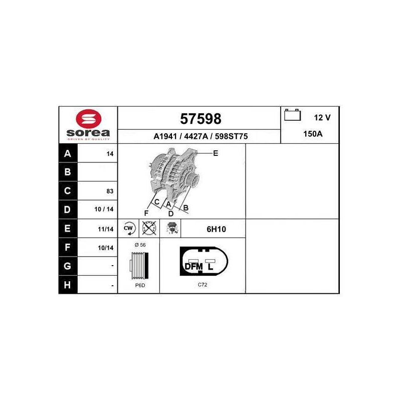 ALTERNATEUR VL / CIROEN JUMPER III