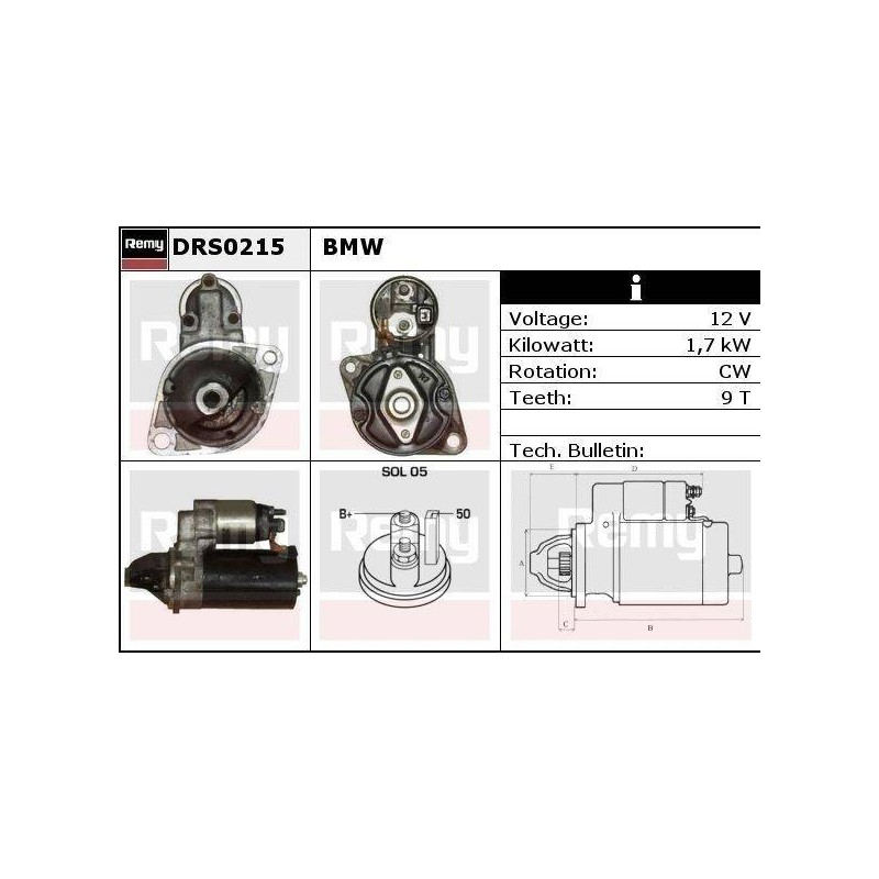 DEMARREUR - REMY REMANUFACTURED - B