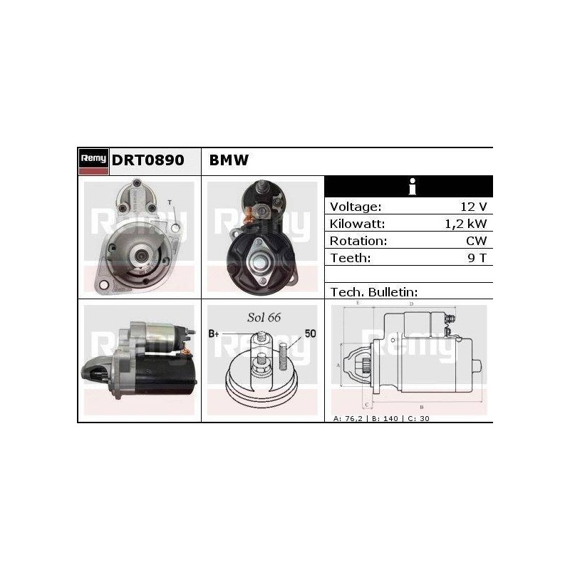 DEMARREUR - REMY REMANUFACTURED - B