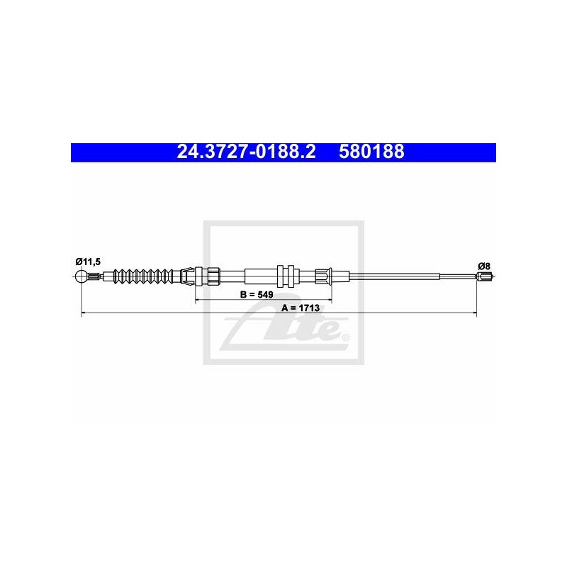 CABLE DE FREIN A MAIN