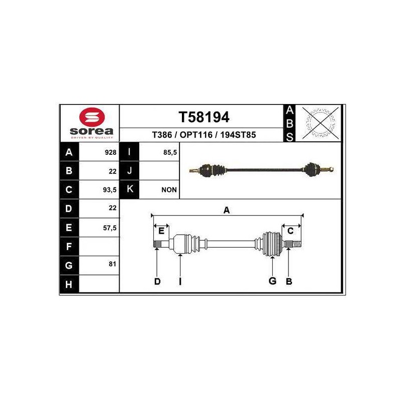 TRANSMISSION / VECTRA 1.4-1.6L