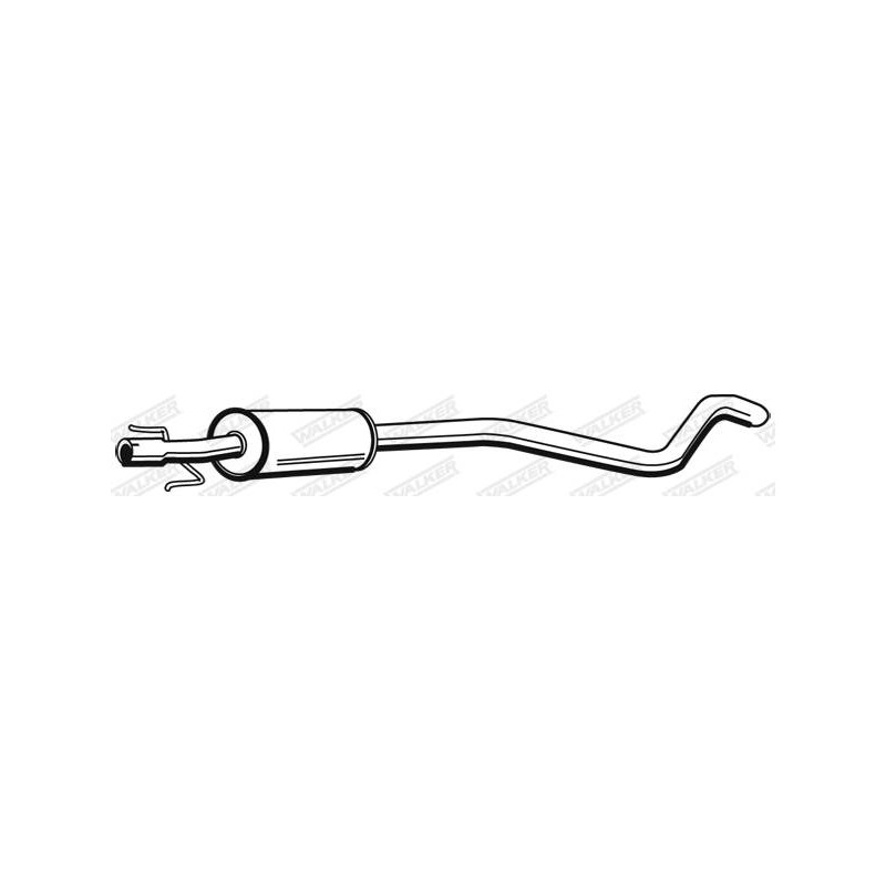 SILENCIEUX INTERMEDIAIRE OPEL ASTRA