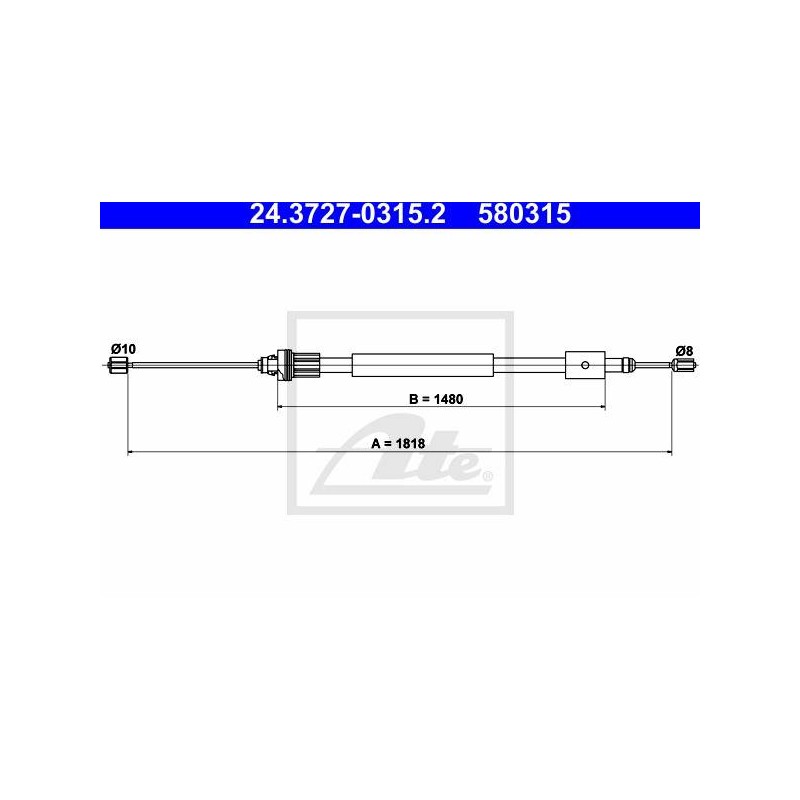 CABLE DE FREIN A MAIN
