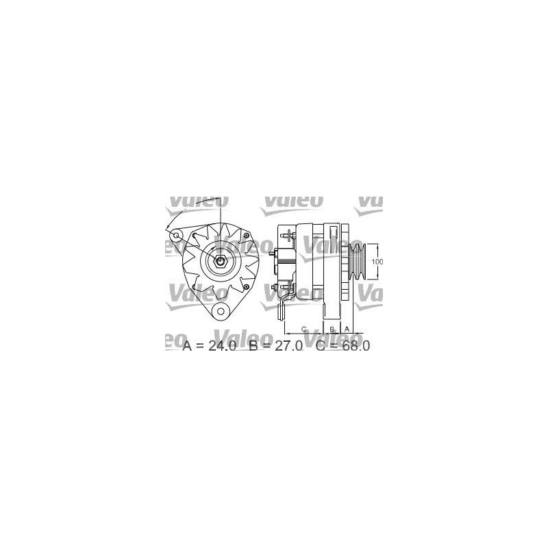 ALTERNATEUR NEUF MASSEY FERGUSON
