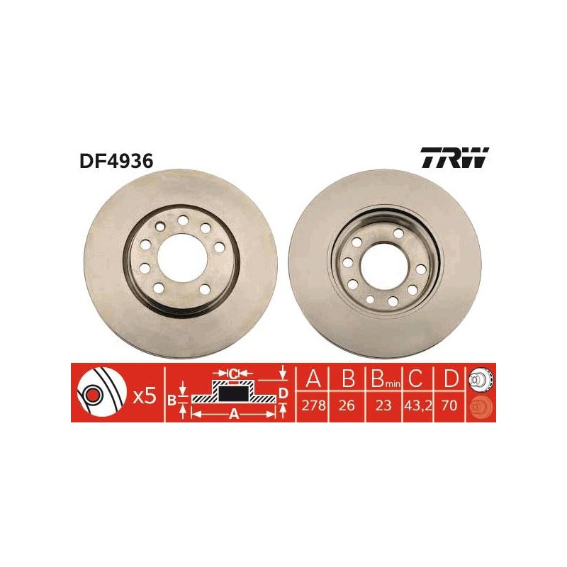PAIRE DE DISQUES