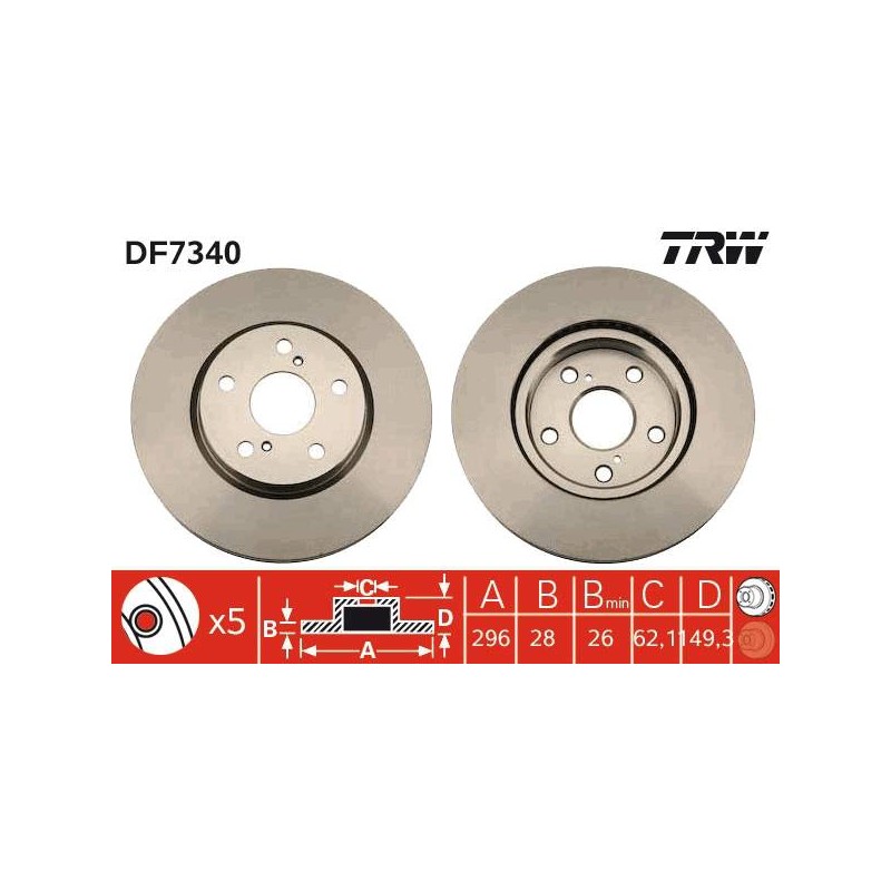 PAIRE DE DISQUES