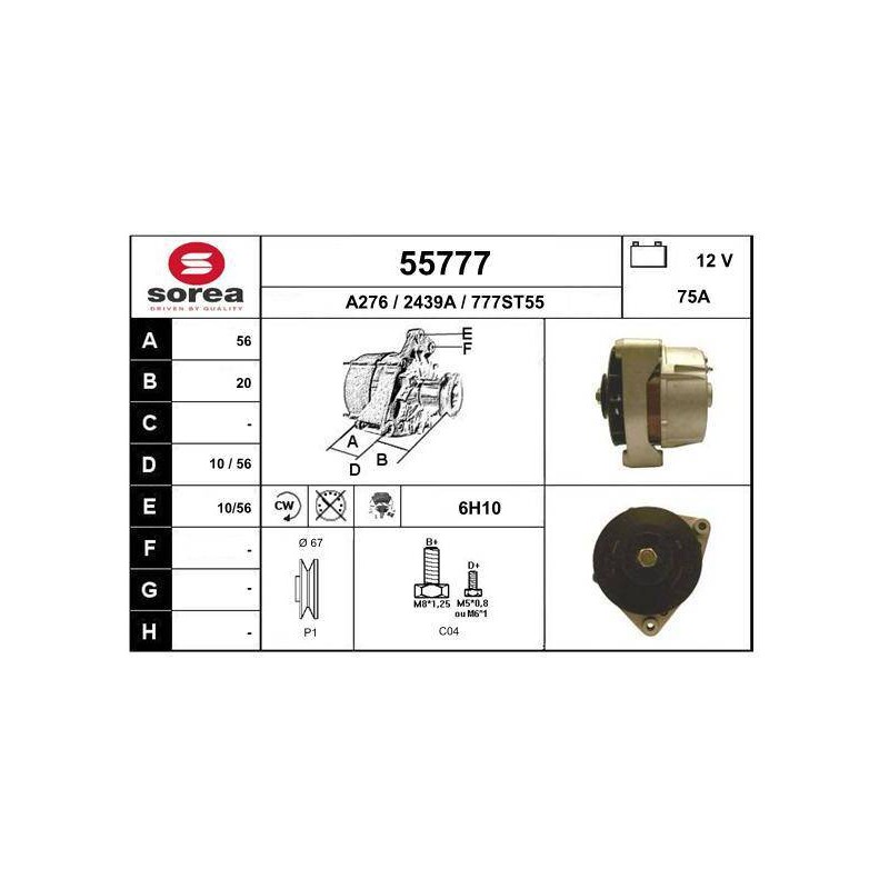 ALTERNATEUR VL / 450 6.8L