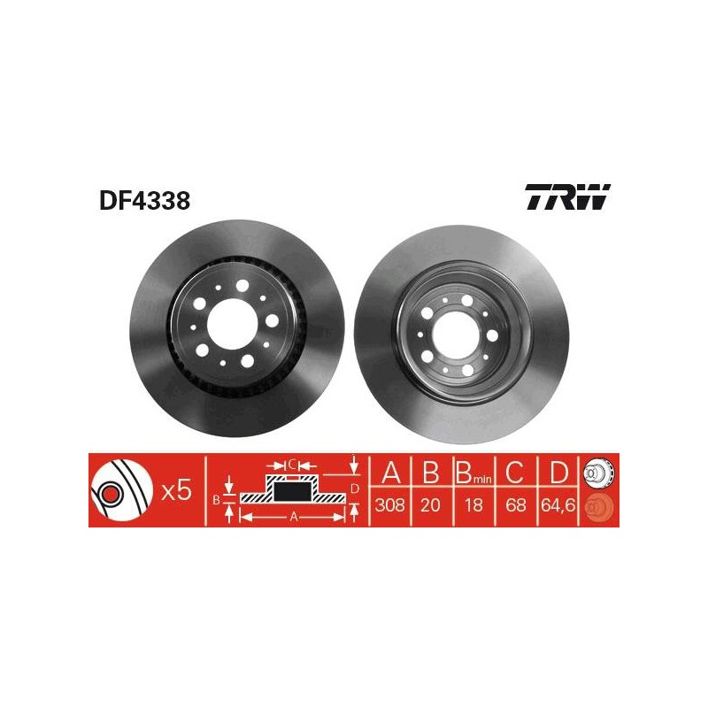 PAIRE DE DISQUES
