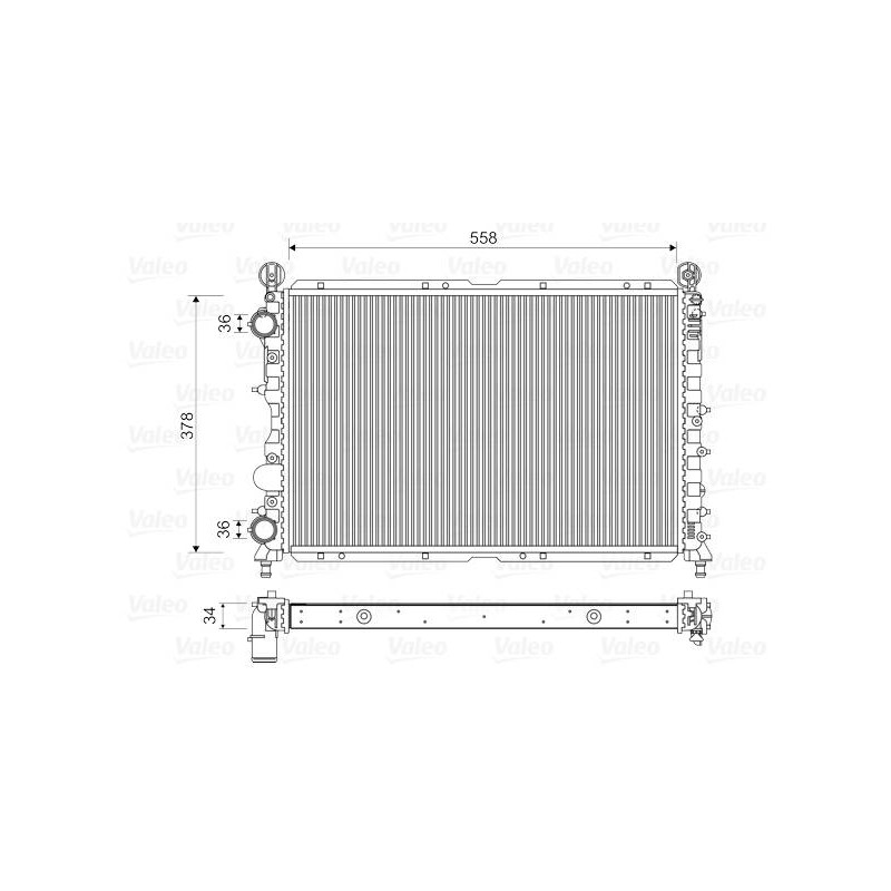 RAD MOT ALFA ROMEO 145. 146. 155