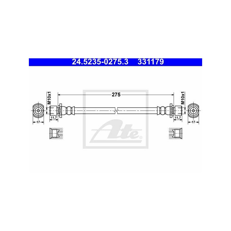 FLEXIBLE DE FREIN / EMBRAYAGE