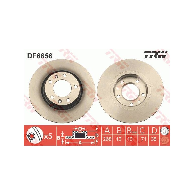 PAIRE DE DISQUES