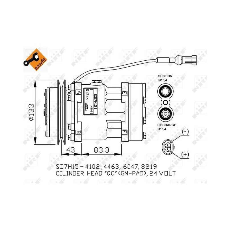 COMP DAF CF 75 06- COMPRESSORS- EAS