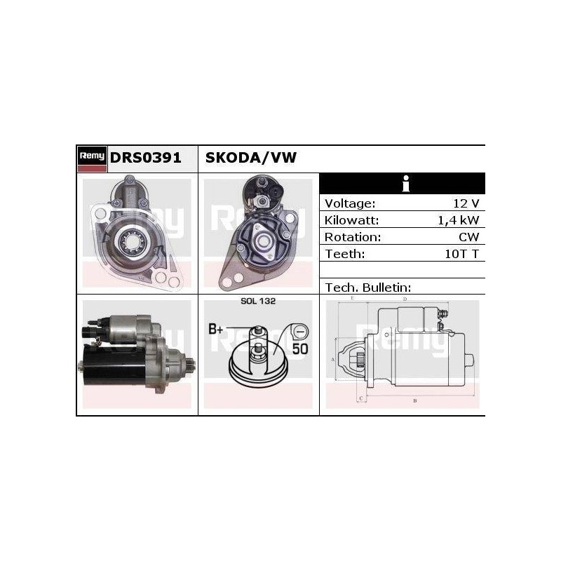 DEMARREUR - REMY REMANUFACTURED - S