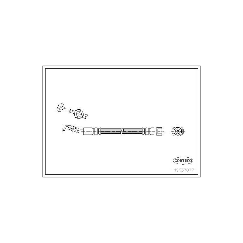 FLEXIBLE DE FREIN TOYOTA COROLLA