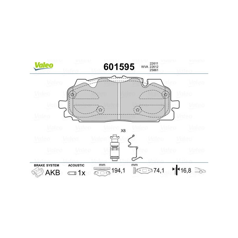 PLAQ FR AUDI Q7 2015 FR