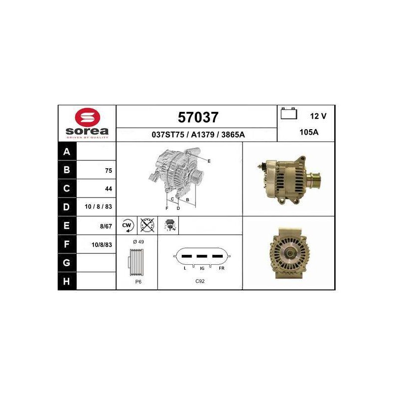ALTERNATEUR VL / MINI - 1.6