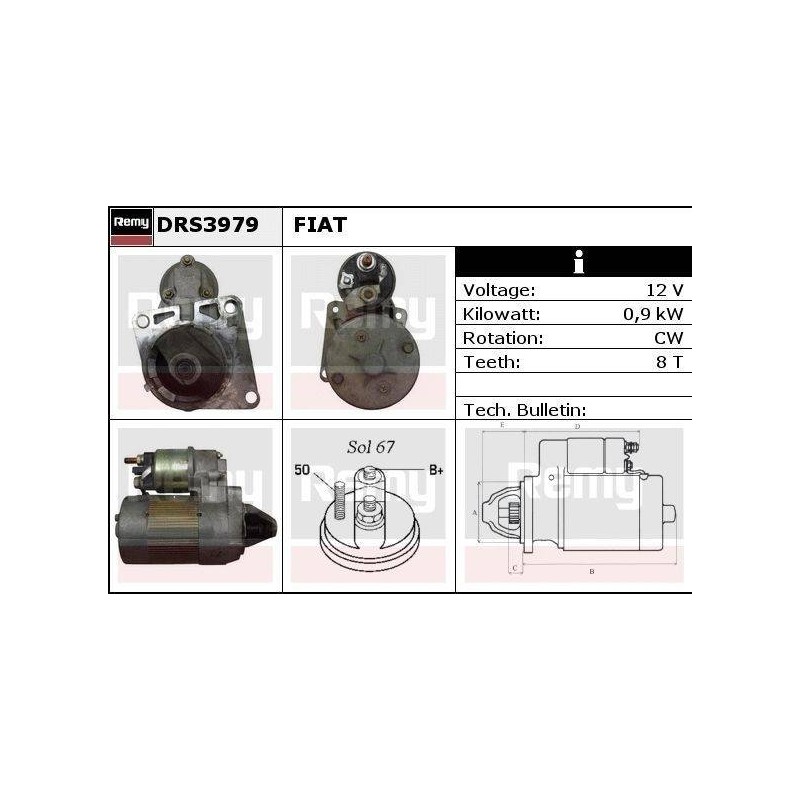 DEMARREUR - REMY REMANUFACTURED - F