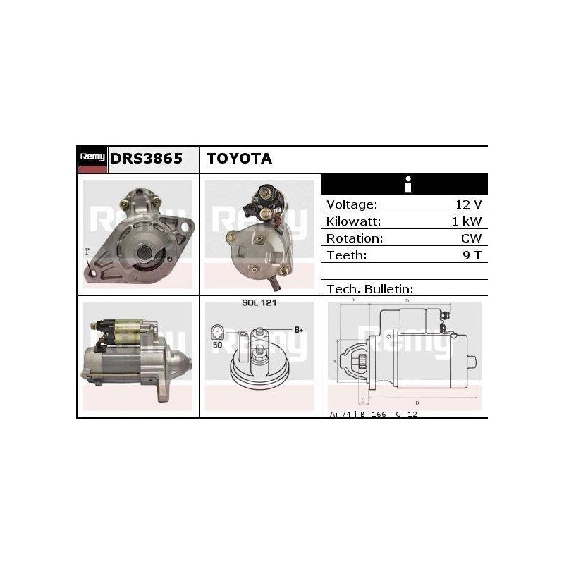 DEMARREUR - REMY REMANUFACTURED - T