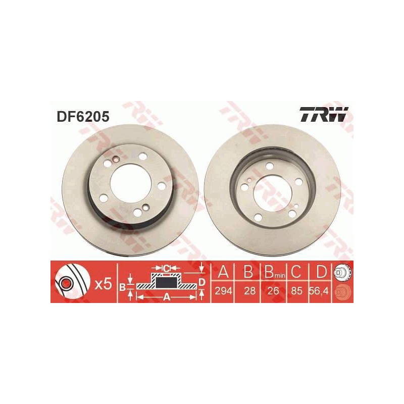 PAIRE DE DISQUES